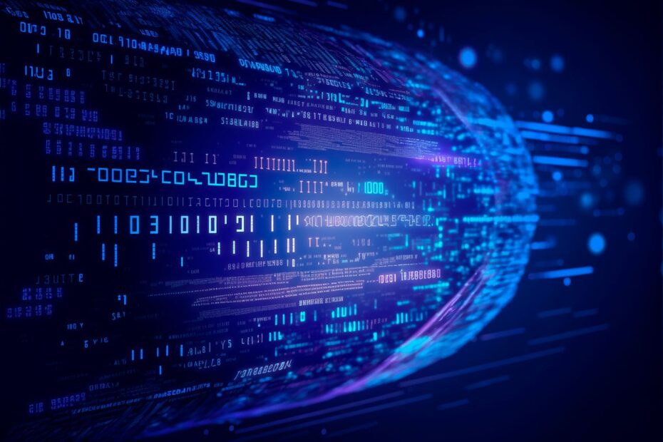 Visualisierung von digitalen Datenstroemen in einem Netzwerk, gesteuert durch Transceiver-Systeme